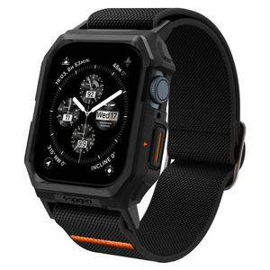 Корпус Spigen LITE FIT "PRO" Apple Watch 4 / 5 / 6 / 7 / 8 / 9 / SE (44 / 45 ММ) MATTE ЧОРНИЙ