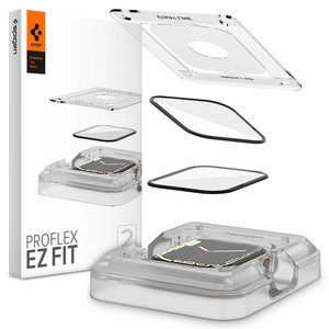 Spigen Apple Watch 7 (41 мм) Proflex "Ez Fit" 2-Pack Szkło Гібридні