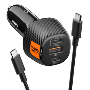 Spigen ESSENTIAL EV1133 3-PORT AUTOLADEGERÄT 113W SCHWARZ
