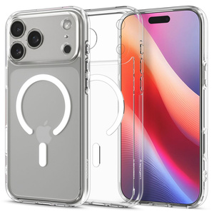 Spigen Ultra Hybrid Mag MagSafe IPhone 17 PRO MAX TRANSPARENTE/BLANCO