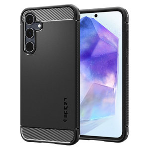Чорний MATTE Case Корпус Spigen Rugged Armor для Samsung Galaxy A55 5g