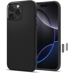 SPIGEN LIQUID AIR "T" MAG MAGSAFE IPHONE 16 PRO MAX NEGRO MATE