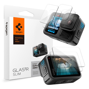 SZKŁO HARTOWANE SPIGEN GOPRO HERO 13 GLAS.TR SLIM 2-SET CLEAR