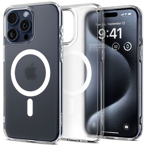 Etui Spigen Ultra Hybrid Mag MagSafe iPhone 15 Pro Frost Clear Case