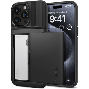 Etui Spigen Slim Armor Cs iPhone 15 Pro Black Case
