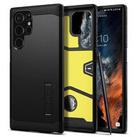 Etui Spigen Galaxy S22 Ultra Tough Armor Black Case