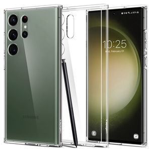 Etui Spigen Ultra Hybrid Samsung S23 Ultra Crystal Clear Przezroczysty Case
