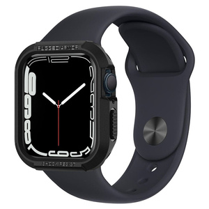 Etui SPIGEN Rugged Armor Apple Watch 8 6 5 4 SE 2022 44mm Czarne