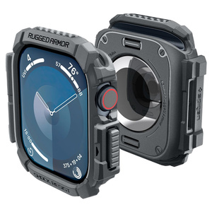 Корпус Spigen Rugged Armor Apple Watch 10 (46 ММ) ТЕМНО-СІРИЙ