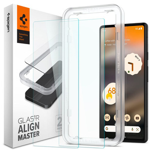 Etui Spigen ALM GLAS.TR SLIM Szkło hartowane 2PACK GOOGLE PIXEL 6A