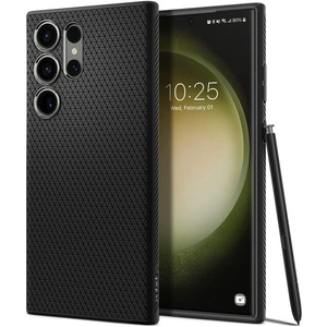 Etui Spigen Liquid Air Galaxy S23 Ultra MATTE Чорний Case