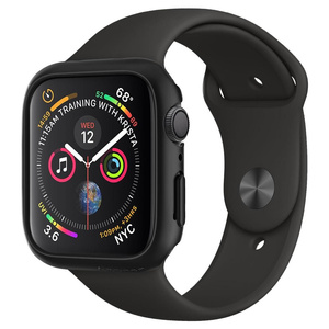 Etui Spigen Apple Watch 4 / 5 / 6 / SE (44мм) Thin Fit Чорний Case