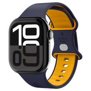 Ремінець Spigen для Apple Watch 6 / 7 / 8 / 9 / 10 / SE / Ultra 1 / 2 (44 / 45 / 46 / 49 мм) Nano Pop Blueberry темно-синій
