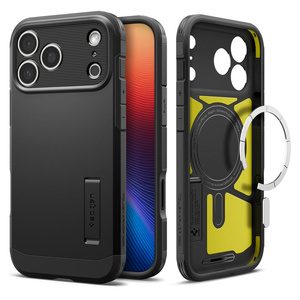 Hülle Spigen IPhone 17 PRO Tough Armor "T" Mag MagSafe SCHWARZ