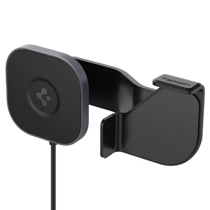 Ручка Spigen ITT90W ONETAP MagNETIC MagSafe ЕКРАН АВТОМОБІЛЬНЕ КРІПЛЕННЯ БЕЗДРОТОВИЙ ЗАРЯДНИЙ ПРИСТРІЙ TESLA МОДЕЛЬ 3 / Y / X / S ЧОРНИЙ