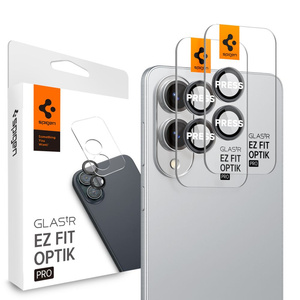 SPIGEN OPTIK PRO GLAS.TR "EZ FIT" CAMERA PROTECTOR 2-PACK GALAXY S25 EDGE BLACK