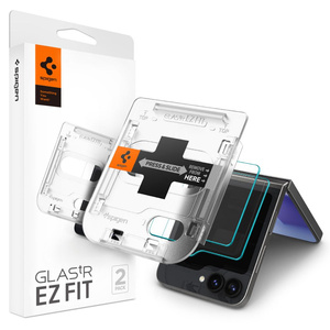 Tempered Glass Spigen GLAS.TR "EZ FIT" 2-PACK GALAXY Z FLIP 6 / 7 FE KLAR
