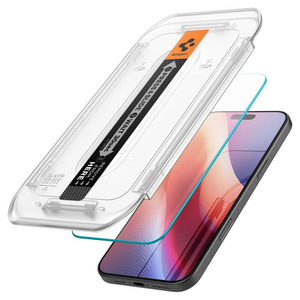 Загартоване скло Spigen IPhone GLAS.TR "EZ FIT" 16 PRO CLEAR