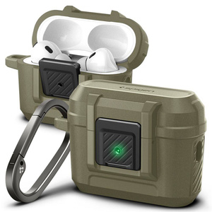 Etui Spigen Lock Fit Airpods Pro 1/2 Vintage Khaki Case