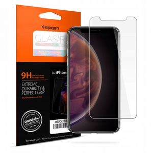 Szkło hartowane Spigen Glas.tR Slim HD Apple iPhone XR 11