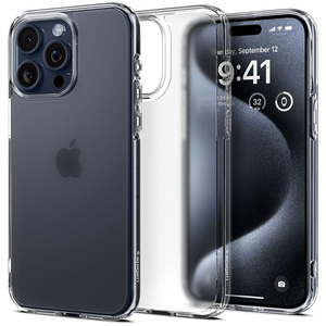 Funda Spigen Ultra Hybrid iPhone 15 Pro Frost Clear Case