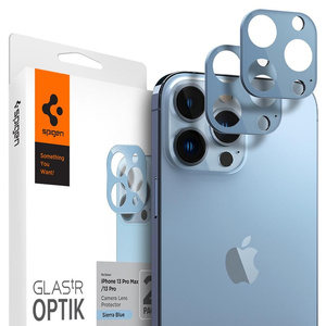 Spigen Захисний чохол для камери Optik.Tr 2-Pack Apple iPhone 13 Pro / 13 Pro Max Sierra Blue захисний чохол для камери