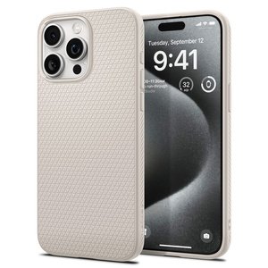 Корпус Spigen Liquid Air iPhone 15 Pro Натуральний титан