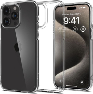 Funda Spigen Ultra Hybrid iPhone 15 Pro Max Crystal Clear