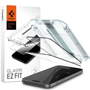 Загартоване скло Spigen Glas.tr "ez Fit" Fc 2pack iPhone 15 Plus Black