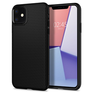Iphone 11  Liquid Air  Funda negra mate