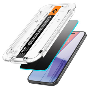 Загартоване скло Spigen Glas.tr "ez Fit" iPhone 15 Pro Privacy