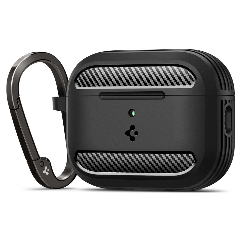 ETUI SPIGEN AIRPODS PRO 3 RUGGED ARMOR MATTE BLACK - Sklep Spigen.pl