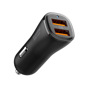 SPIGEN ESSENTIAL EV302 2-PORT CAR CHARGER 30W ЧОРНИЙ