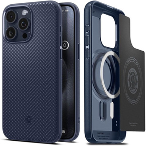 Case Spigen Mag Armor MagSafe iPhone 15 Pro Max Navy Blue Case